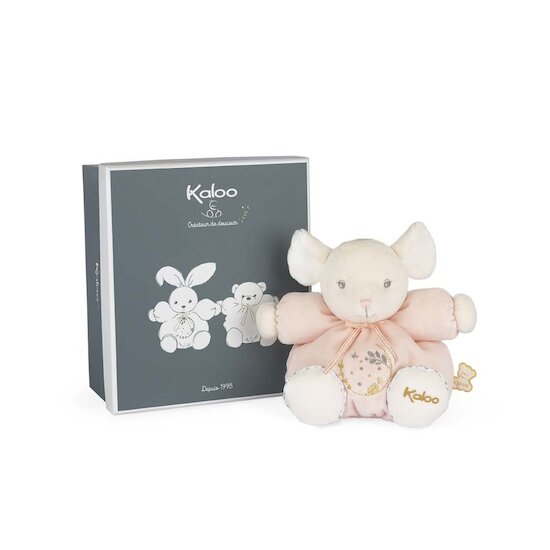 Kaloo Patapouf souris Perle Rose 15 cm