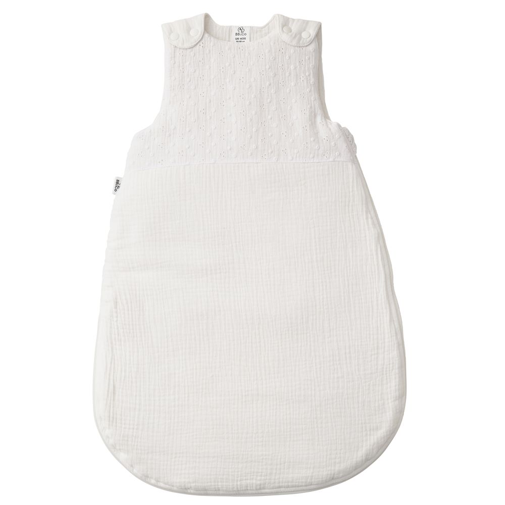 BB & Co - Gigoteuse gaze broderie anglaise BLANC BB&Co