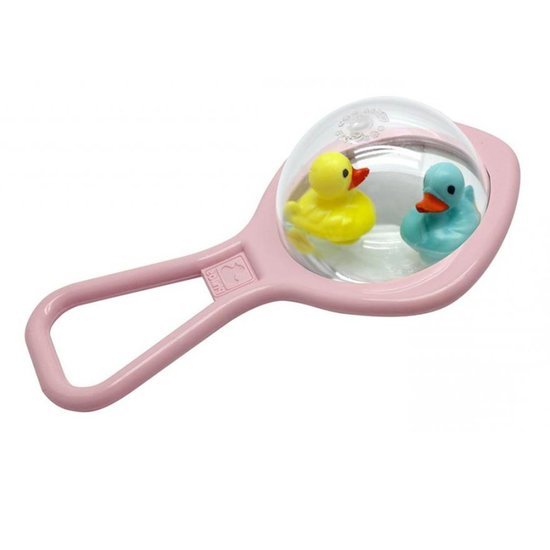 Hochet de Bain Canards Rose