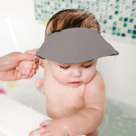 BBlüv Visière pare-shampoing en silicone Grey  BBlüv Visière pare-shampoing en silicone Grey