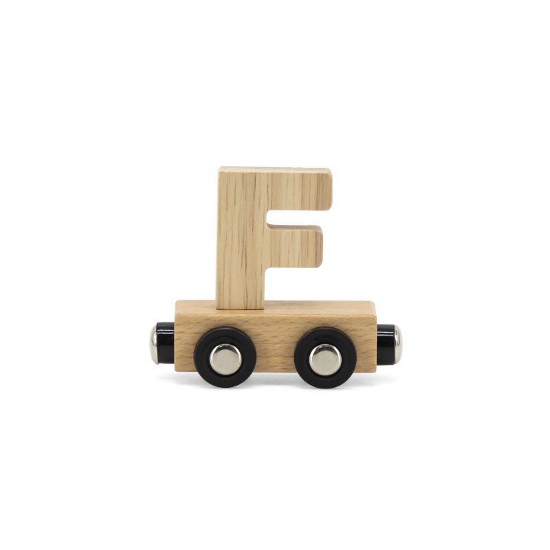 Lettre Train Naturel Lettre F MULTICOLORE Tryco