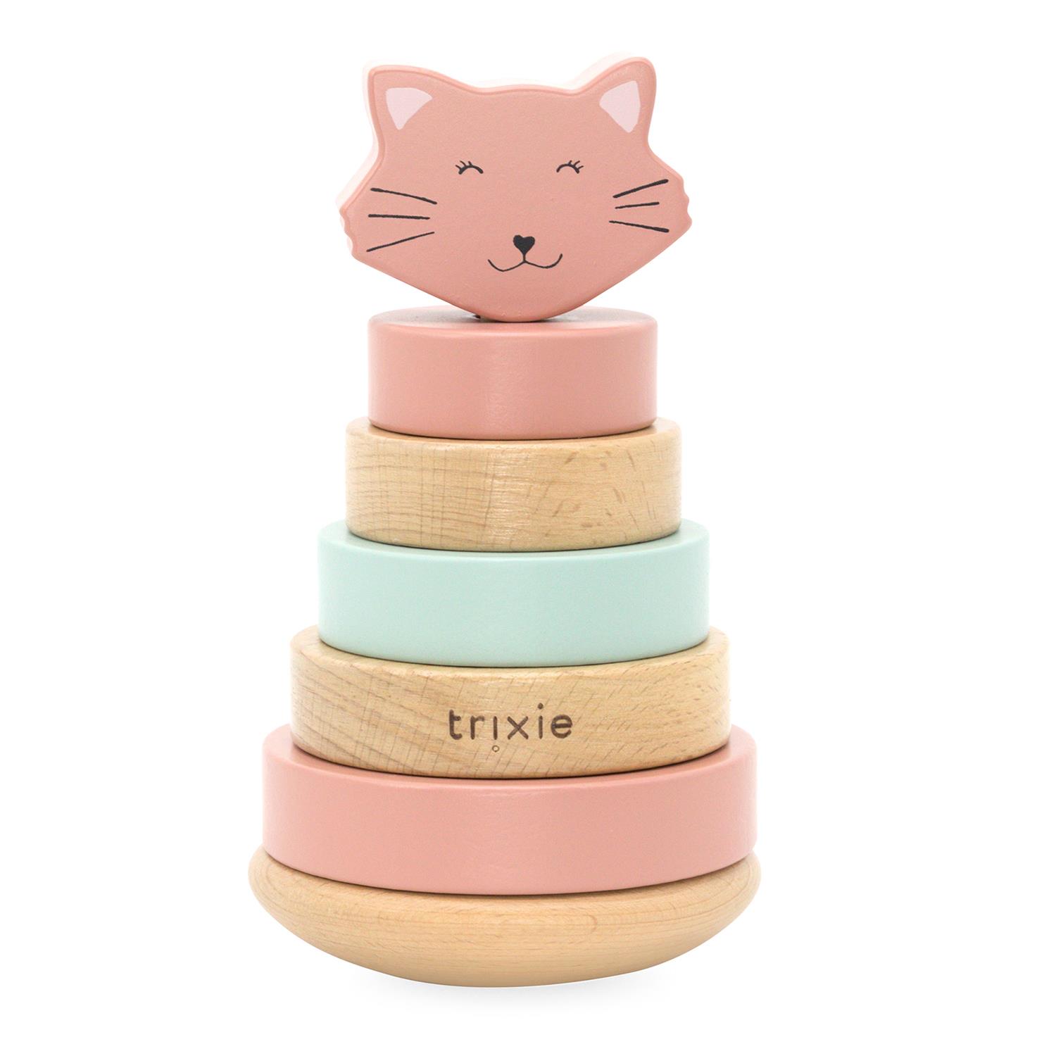 TRIXIE - Tour à empiler Mrs. Cat ROSE Trixie