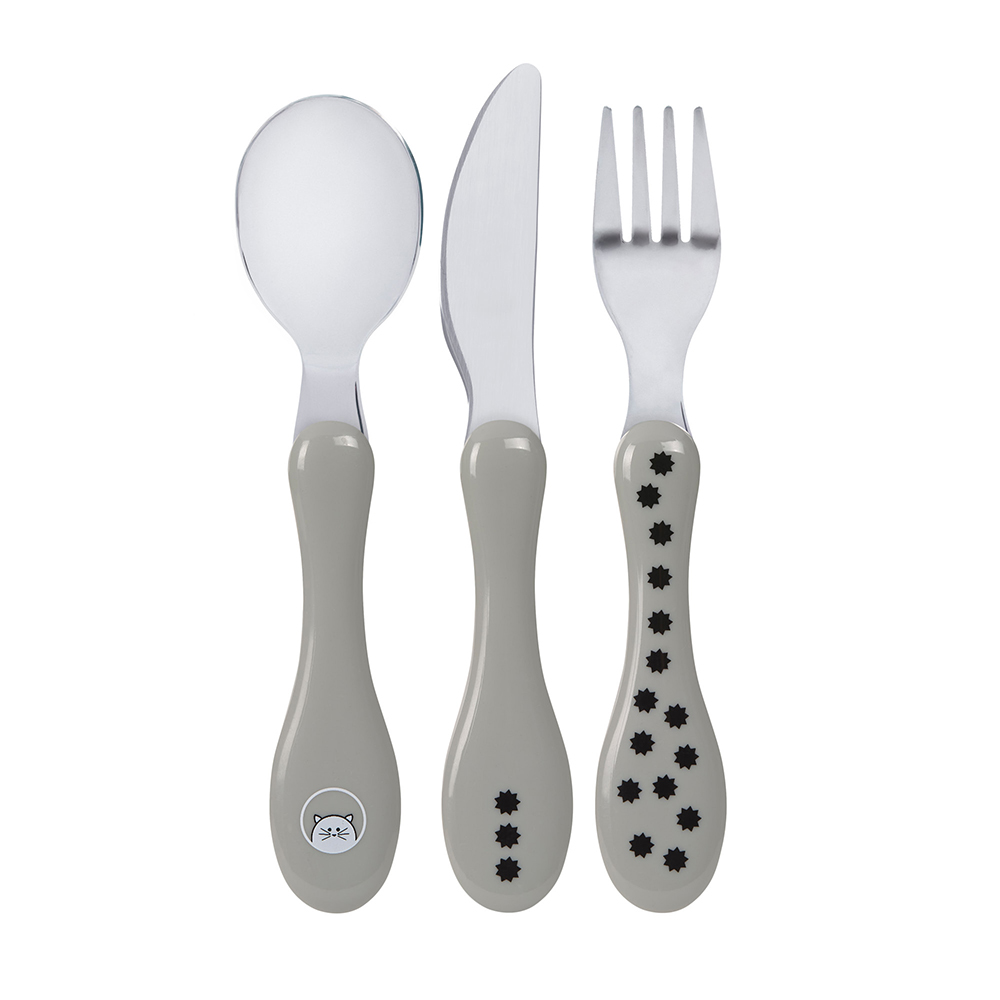 Lässig - Couverts inox 3 pc GRIS Lässig