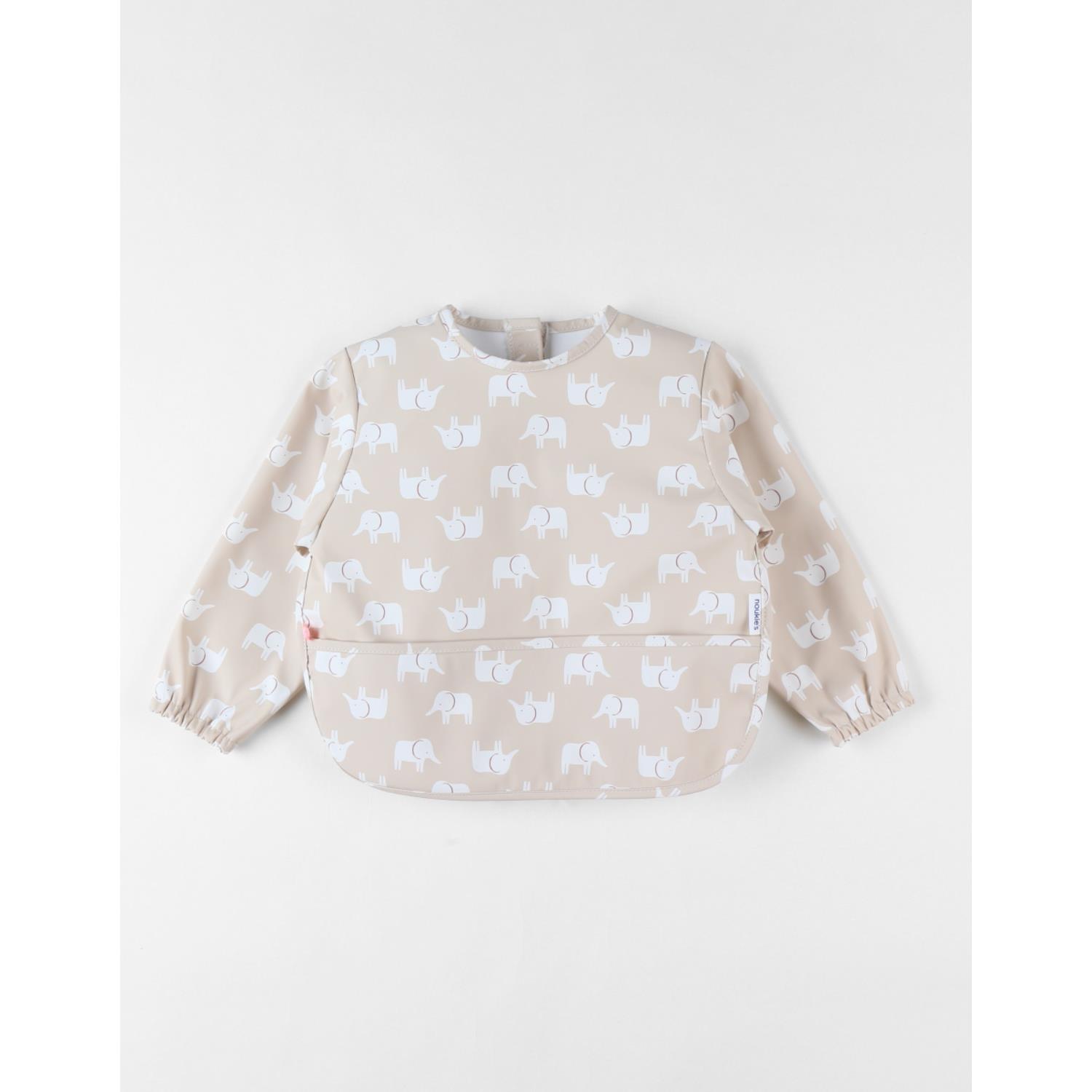 Noukie's - Bavoir tablier M&M24 BEIGE Noukie's