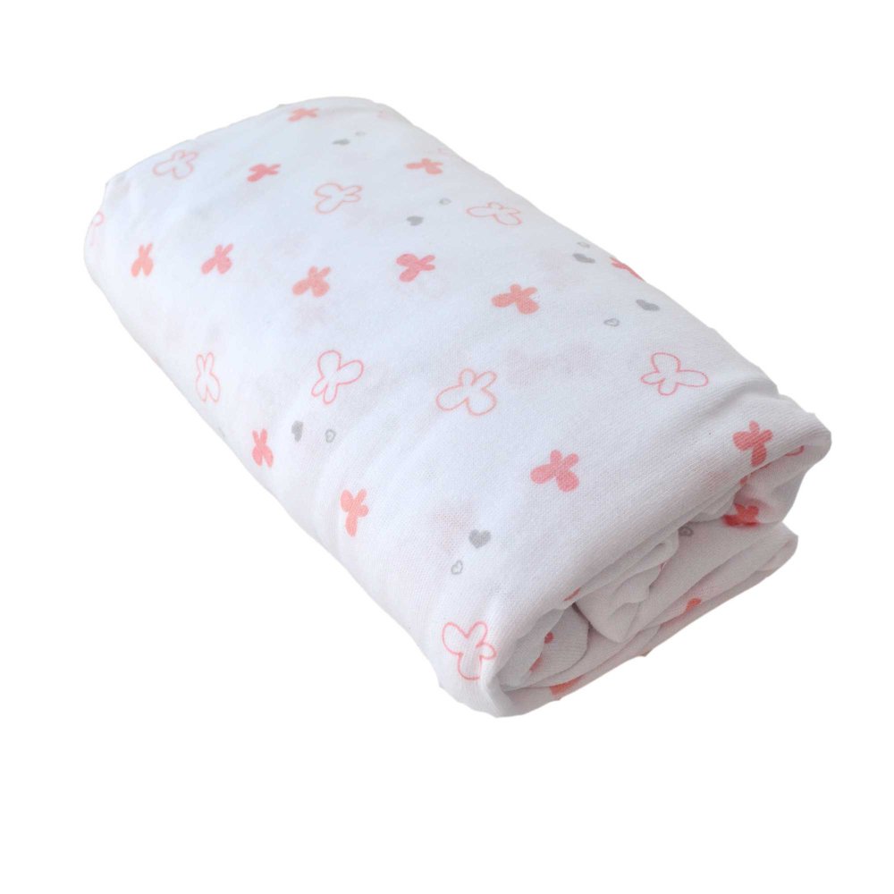 Domiva - Drap housse imprimé ROSE Domiva