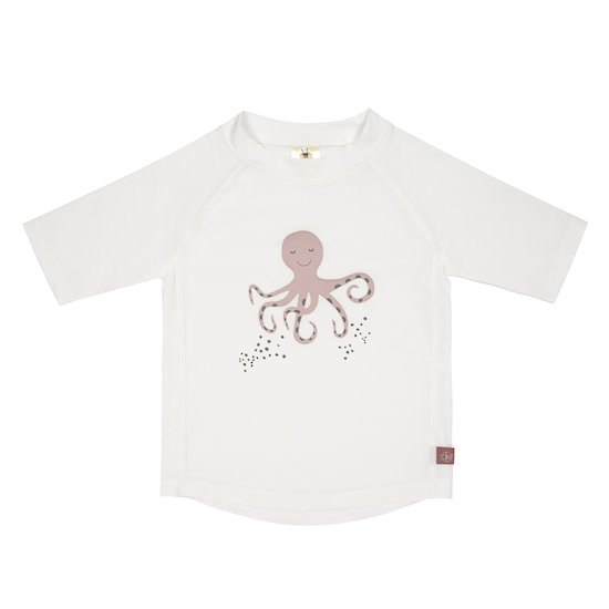 Lässig T-shirt anti-uv manches courtes Octopus blanc 6 mois