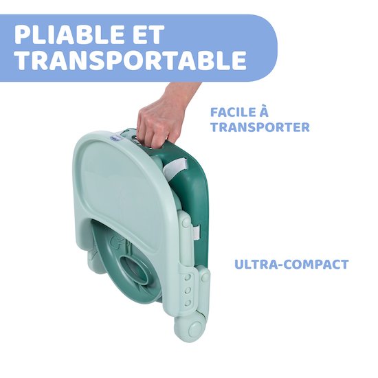 Siège de table pour bébé et rehausseur de voyage Giordani Tecno Line sur  Gens de Confiance