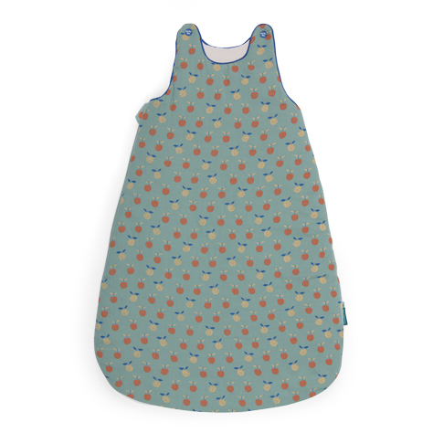 Gigoteuse verte motif pommes Pomme des bois VERT Moulin Roty