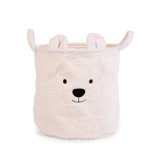 Childhome Panier Teddy Écru 