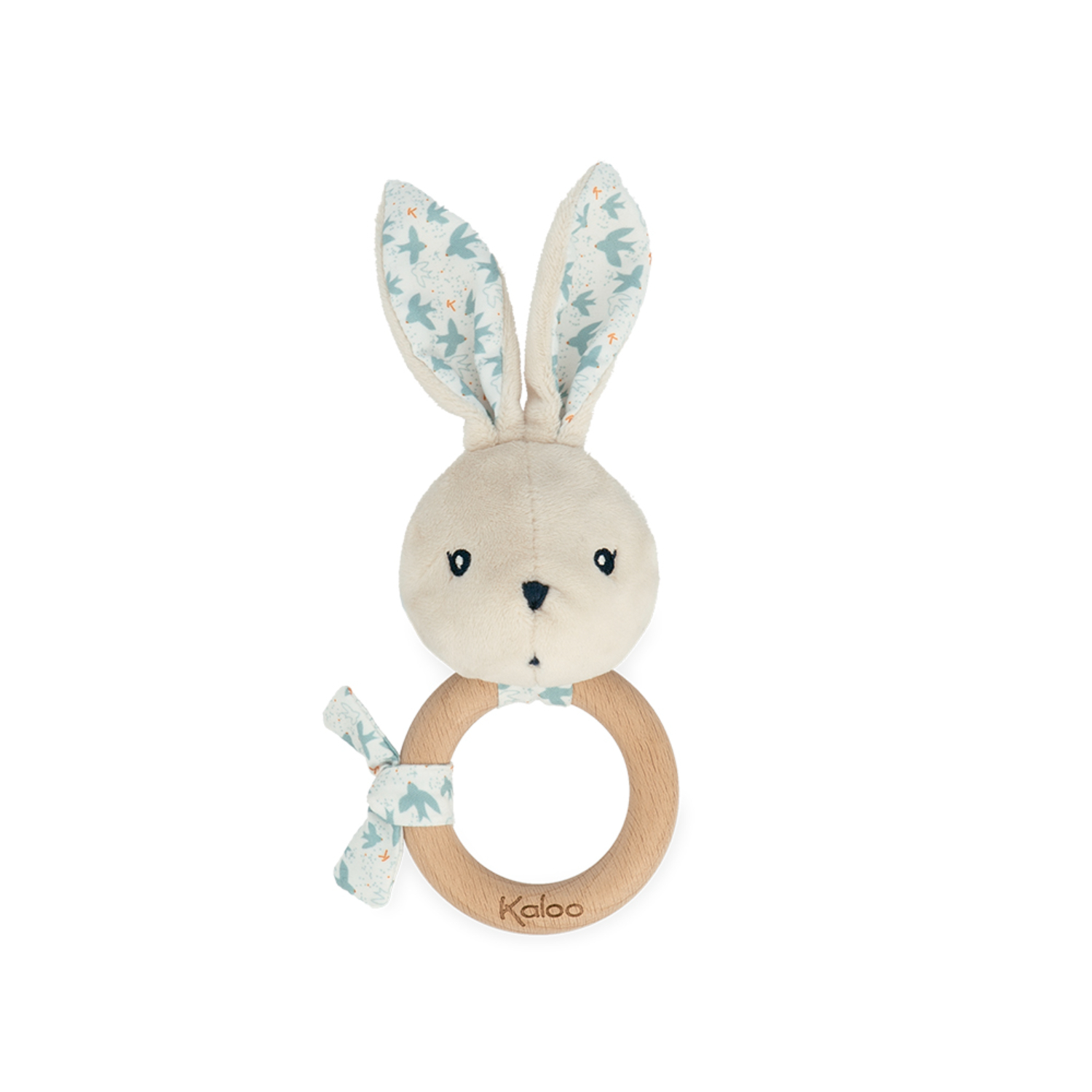 Kaloo - Hochet K'doux Lapin colombe BLEU Kaloo