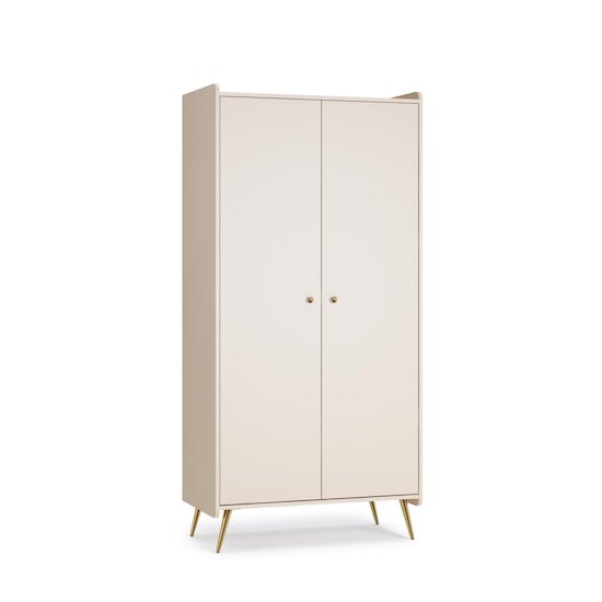 Vox Armoire à 2 portes Lunea Sable Beige Chêne 