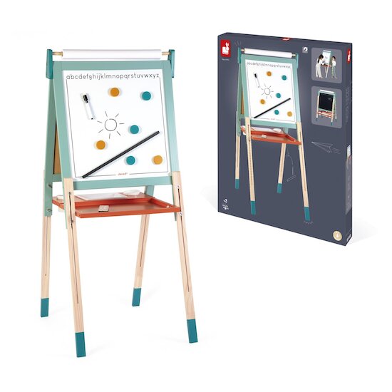Janod Tableau magnétique évolutif Bleu  Janod Tableau magnétique évolutif Bleu