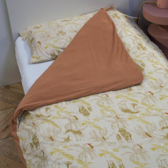 Mon P'tit Dodo Parure de Couette + Taie Honey Moon Beige 100x140 cm Mon P'tit Dodo Parure de Couette + Taie Honey Moon Beige 100x140 cm