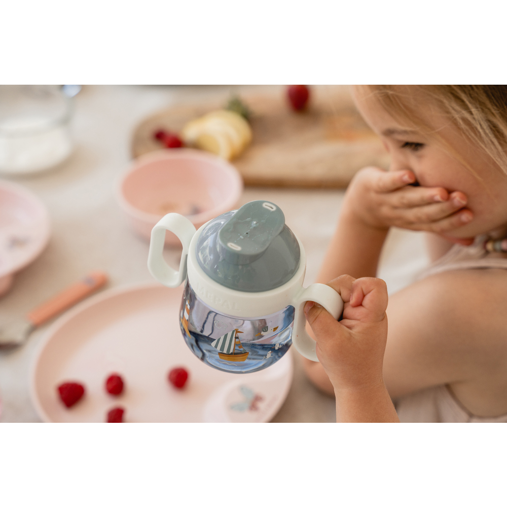 LITTLE DUTCH - Gobelet anti-goutte mio - Sailors Bay BLEU Little Dutch