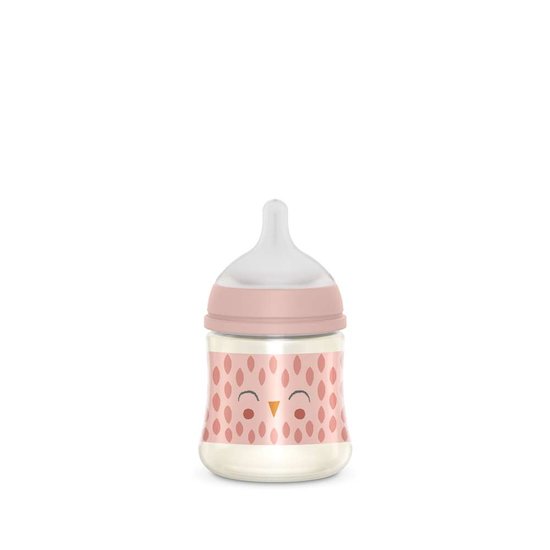Suavinex Biberon Bonhomia avec tétine Sxpro S Rose 150 ml Suavinex Biberon Bonhomia avec tétine Sxpro S Rose 150 ml