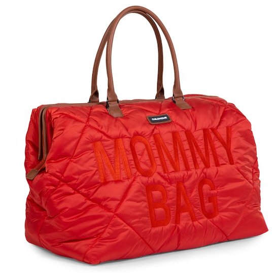 Childhome Sac matelassé Mommy Bag Rouge   Childhome Sac matelassé Mommy Bag Rouge