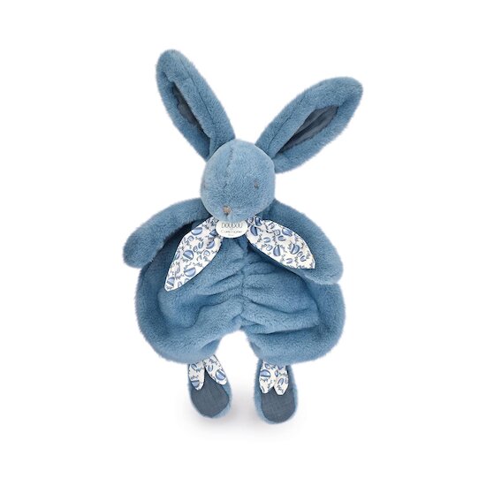 Doudou & Compagnie Doudou plat lapin Bleu  Doudou & Compagnie Doudou plat lapin Bleu