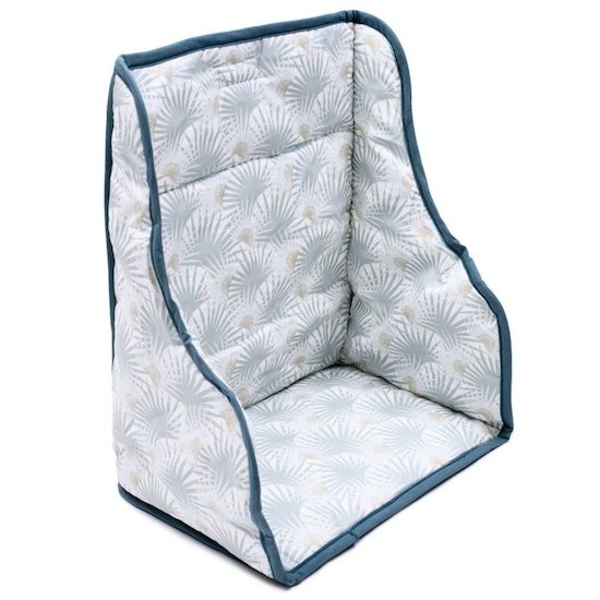 BB&Co Coussin de chaise haute en coton enduit Palmiers Multicolore 