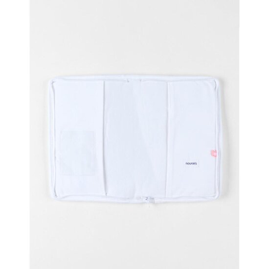 Noukie's Protège carnet de santé M&m25 Elephants Blanc 17x25 cm Noukie's Protège carnet de santé M&m25 Elephants Blanc 17x25 cm