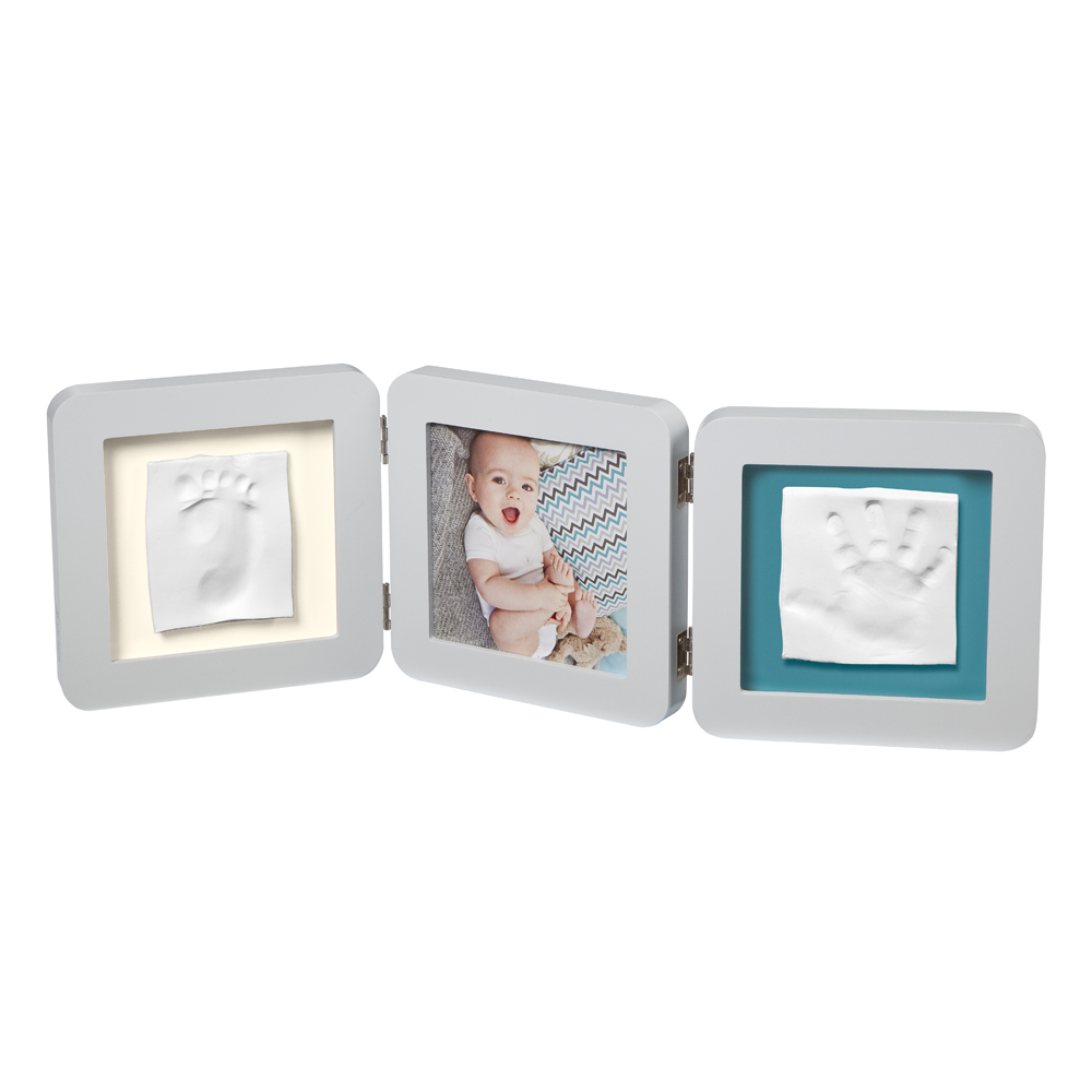 Cadre empreinte bébé My Baby Touch double BLANC Baby Art