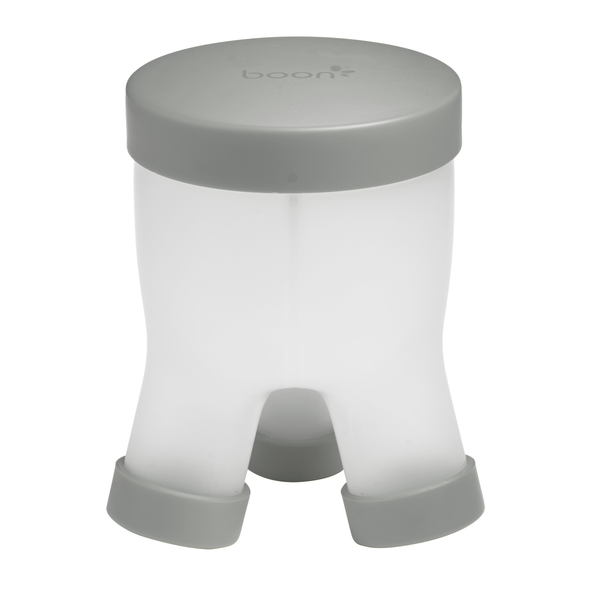 Tripod - Boîte Doseuse Lait en Poudre - 3 compartiments GRIS Boon