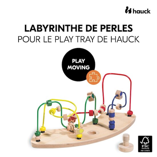 Hauck Labyrinthe Perle Play Moving Multicolore 