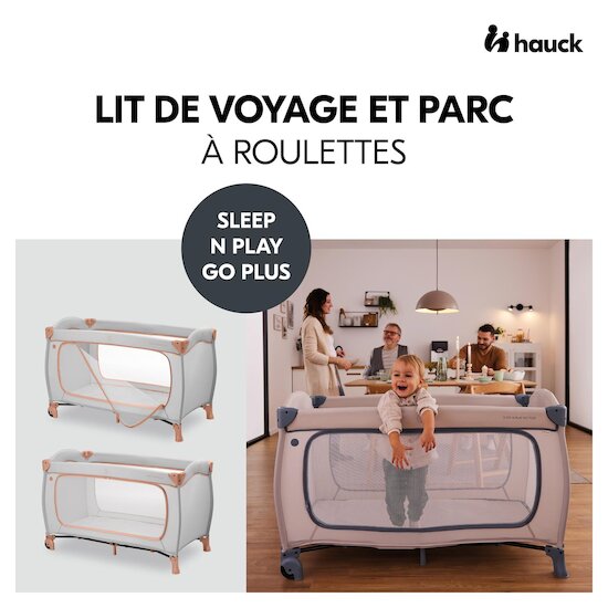 Hauck Lit parapluie Sleep N Play Go Plus Dusty Cork  Hauck Lit parapluie Sleep N Play Go Plus Dusty Cork