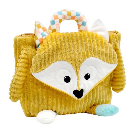 Les Déglingos Sac à dos velours Cyranos Le Renard Moutarde  Les Déglingos Sac à dos velours Cyranos Le Renard Moutarde