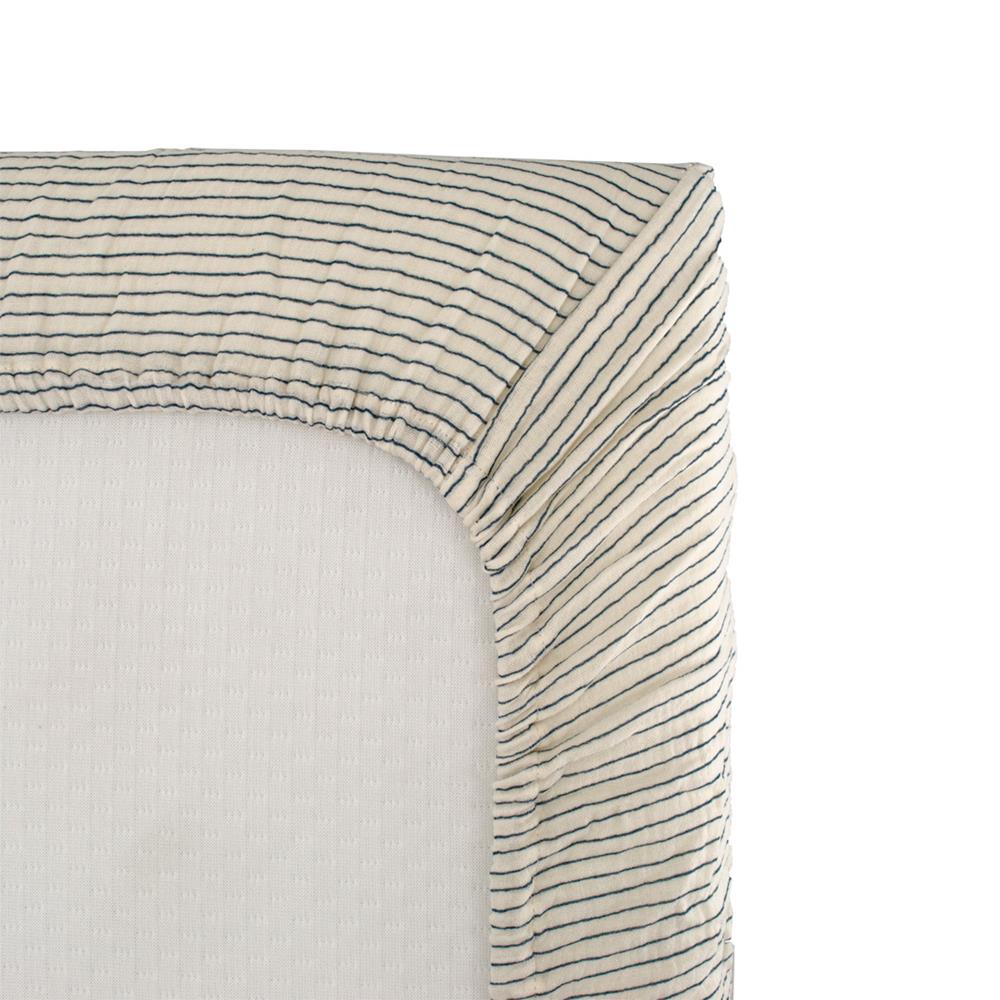 Domiva - Drap housse lange BLEU Domiva