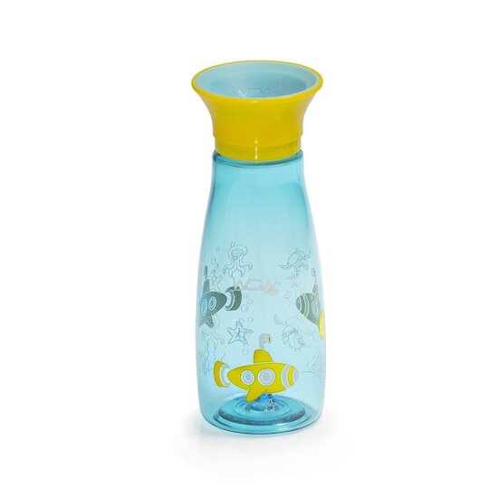 Wowcup Gourde  360 ° enfant avec couvercle Sous-marin  350 ml Wowcup Gourde  360 ° enfant avec couvercle Sous-marin  350 ml