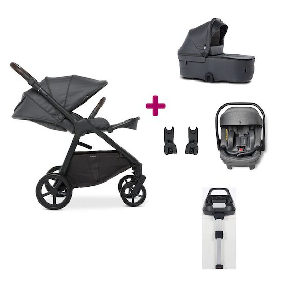 Mast swiss design Pack Poussette trio M7 Volcanic ash + nacelle + adapateur + coque m.zero + base   Mast swiss design Pack Poussette trio M7 Volcanic ash + nacelle + adapateur + coque m.zero + base