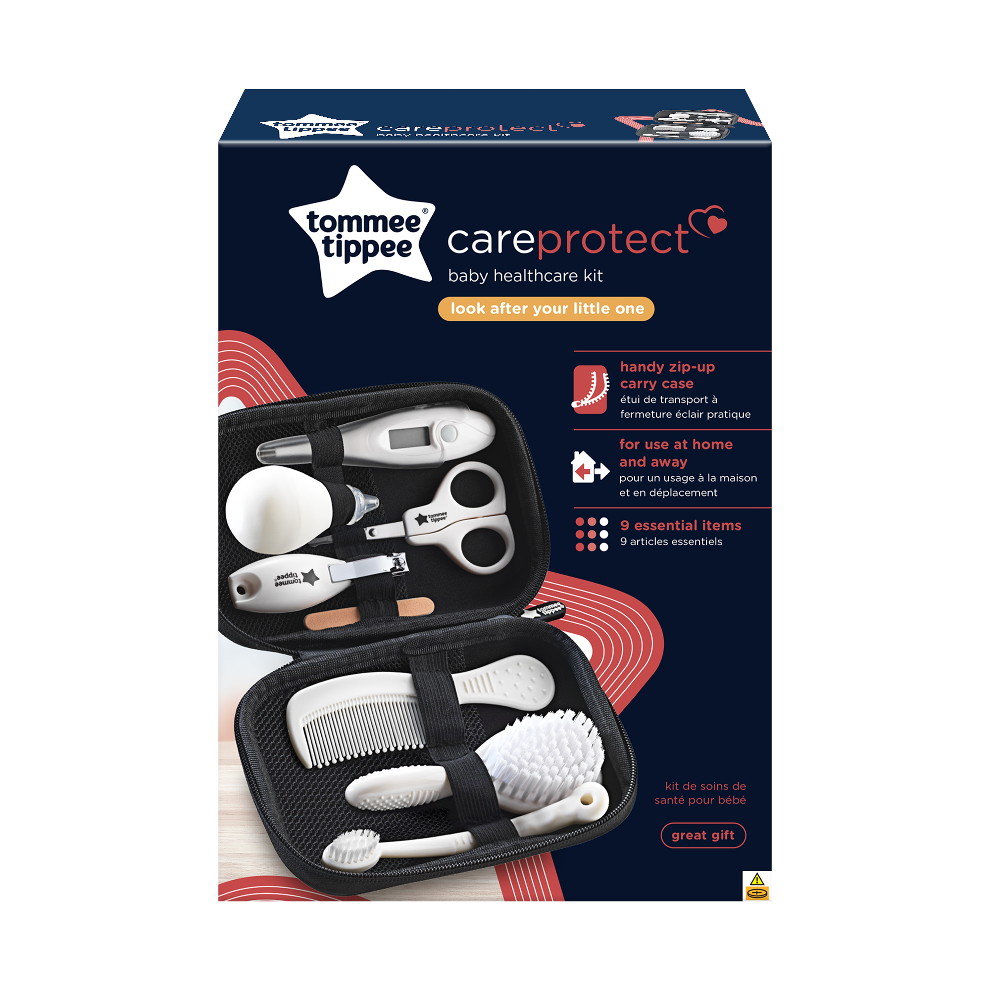 Kit santé et toilette closer to nature NOIR Tommee Tippee