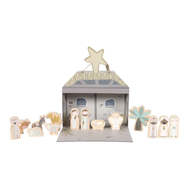 Valisette de jeu - Crèche de Noël MULTICOLORE Little Dutch