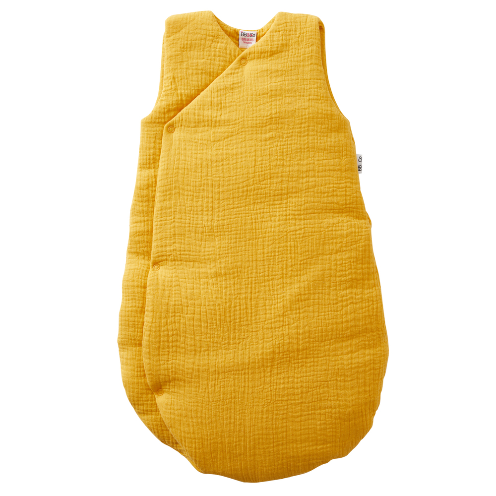 BB & Co - Gigoteuse double gaze ouatinée forme kimono - Mix & Match JAUNE BB&Co