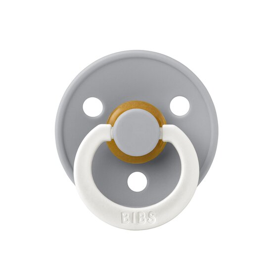 BIBS Tétines Colour Caoutchouc naturel Anatomique Cloud Glow 