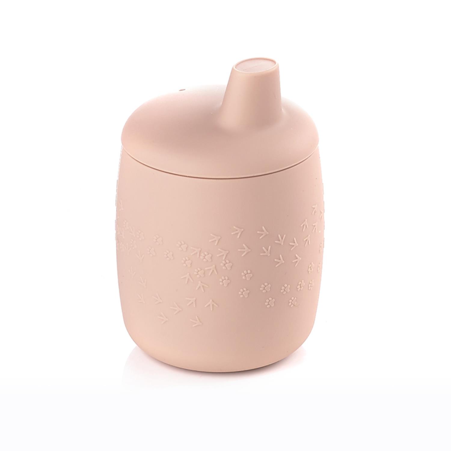 Jané - Gobelet d'apprentissage en silicone ROSE Jané
