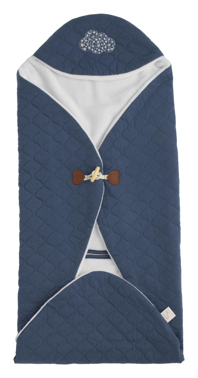 Couverture Nomade Petit Nuage BLEU Sauthon