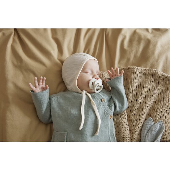 Elodie Détails Bonnet nouveau-né Blanc 0-3 mois Elodie Détails Bonnet nouveau-né Blanc 0-3 mois