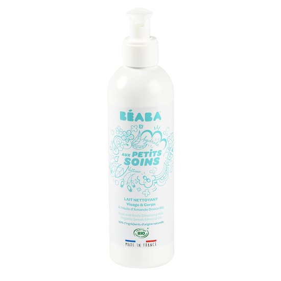 Béaba Lait nettoyant visage & corps à l'huile d'amande douce bio  250 ml