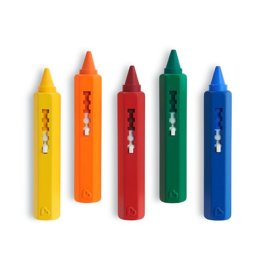 Munchkin 5 crayons pour bain Multicolore 