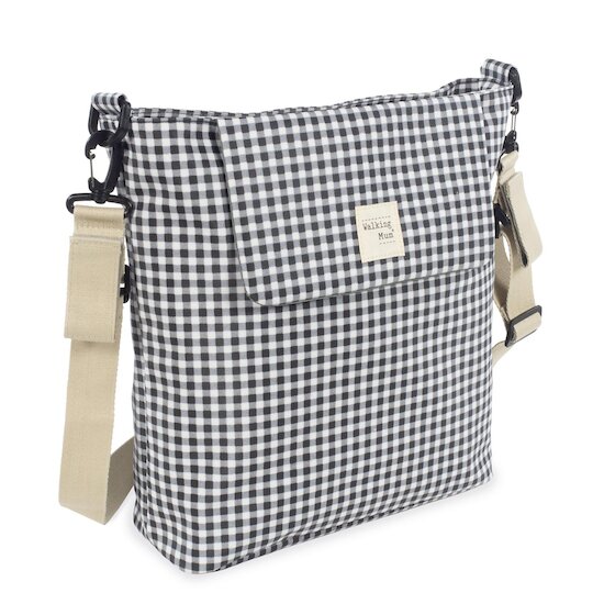 Walking Mum Sac a Langer I Love Vichy Black  Walking Mum Sac a Langer I Love Vichy Black