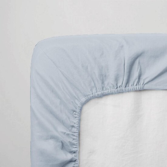 Mon P'tit Dodo Drap-Housse Jersey Light Blue  Mon P'tit Dodo Drap-Housse Jersey Light Blue