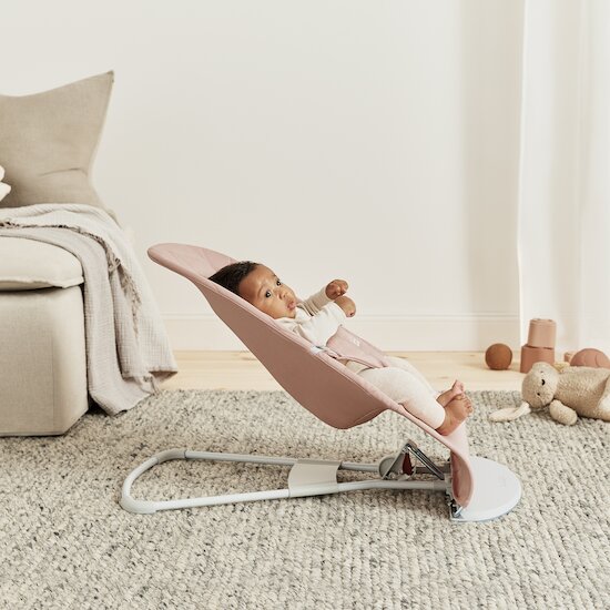 BabyBjörn Transat bébé bliss tissé Rose poudré  BabyBjörn Transat bébé bliss tissé Rose poudré