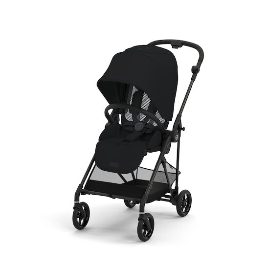 Cybex Poussette Melio 4 Magic Black châssis Carbon 