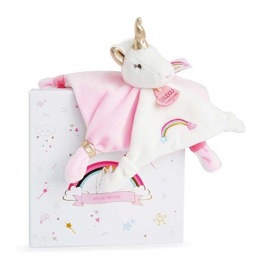 Doudou & Compagnie Doudou Lucie la licorne  20 cm