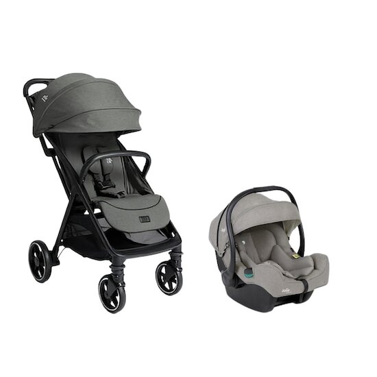 Joie Pack Poussette Duo Parcel Lx Evergreen + coque I-Gemm 3 Shale  