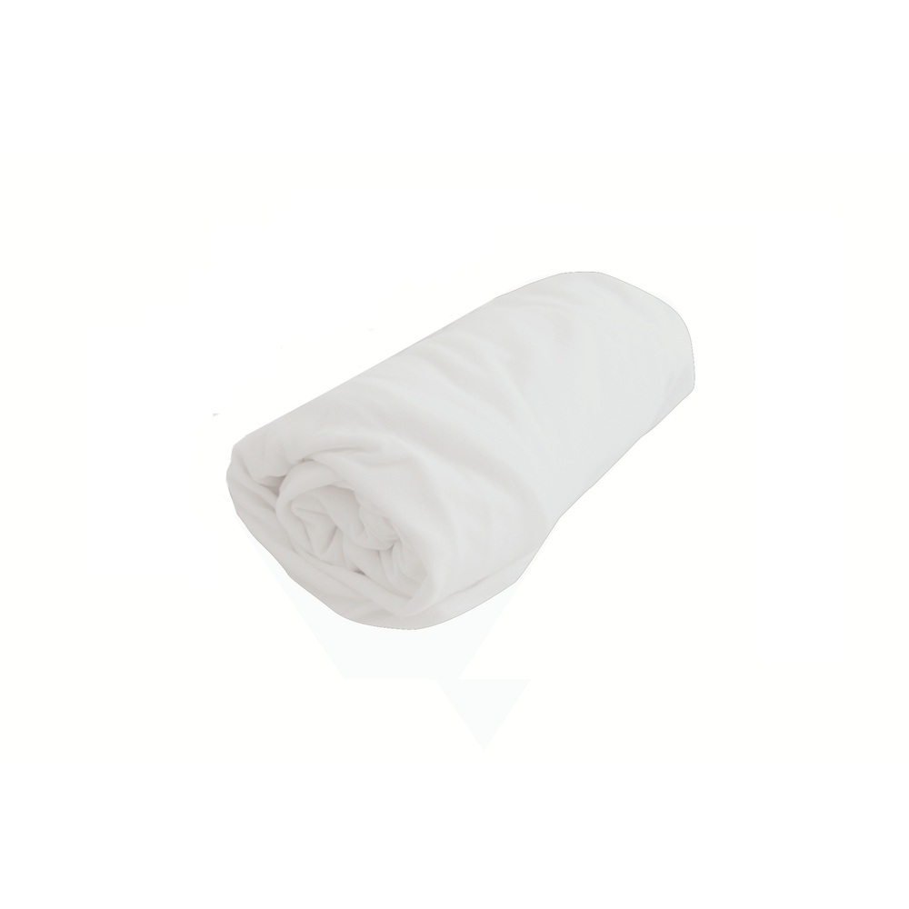 Drap housse Cododo bébé berceau 50x80 cm Coton Bio - Blanc