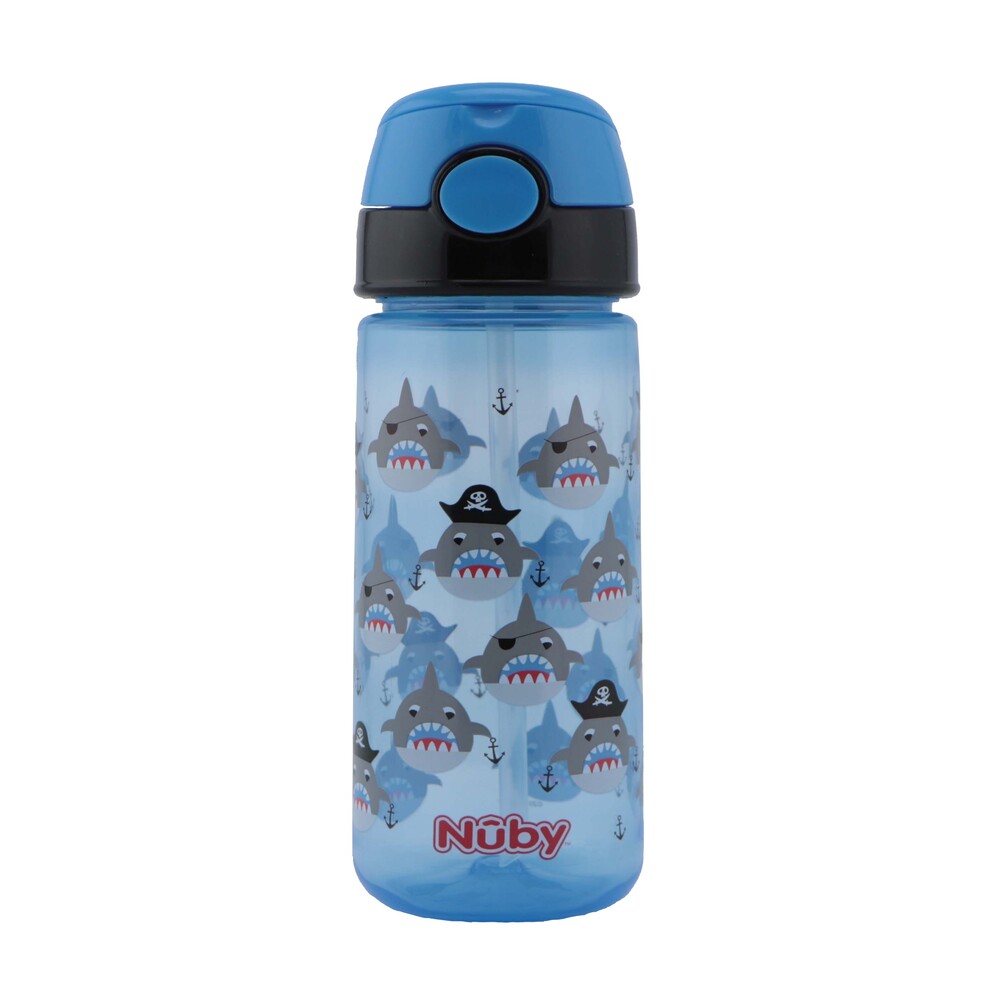 Gobelet paille souple BLEU Nuby
