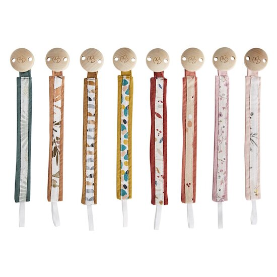 BB&Co Attache-sucette bi-matière Frenchy Liberty  BB&Co Attache-sucette bi-matière Frenchy Liberty