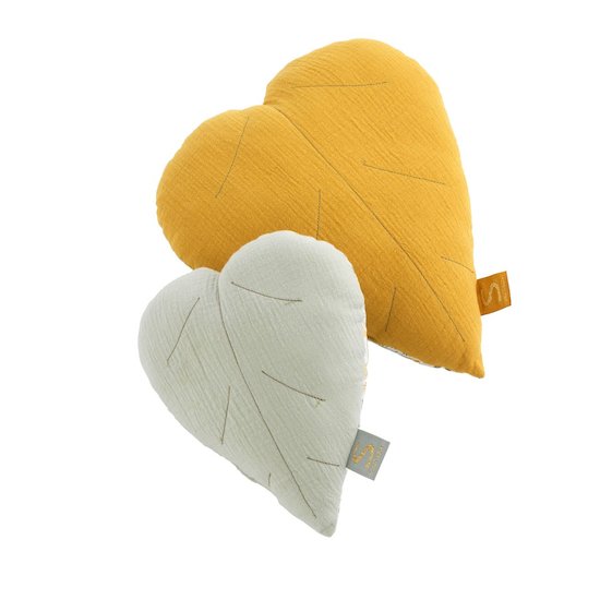 Sauthon Coussin déco Promenons nous Jaune Topaze  Sauthon Coussin déco Promenons nous Jaune Topaze